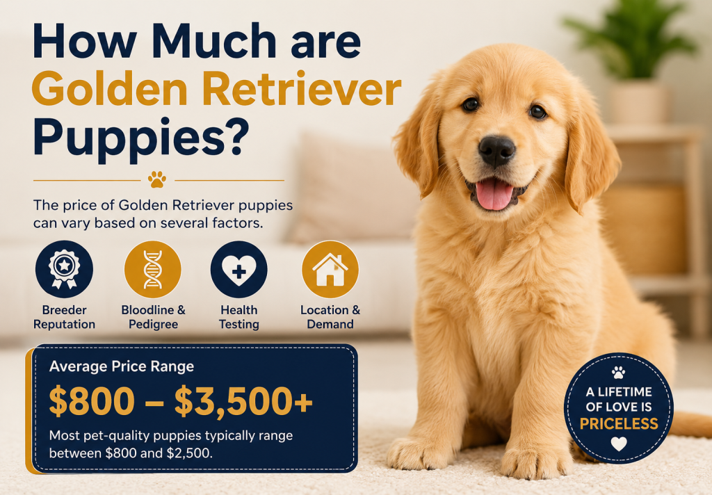How Much are Golden Retriever Puppies